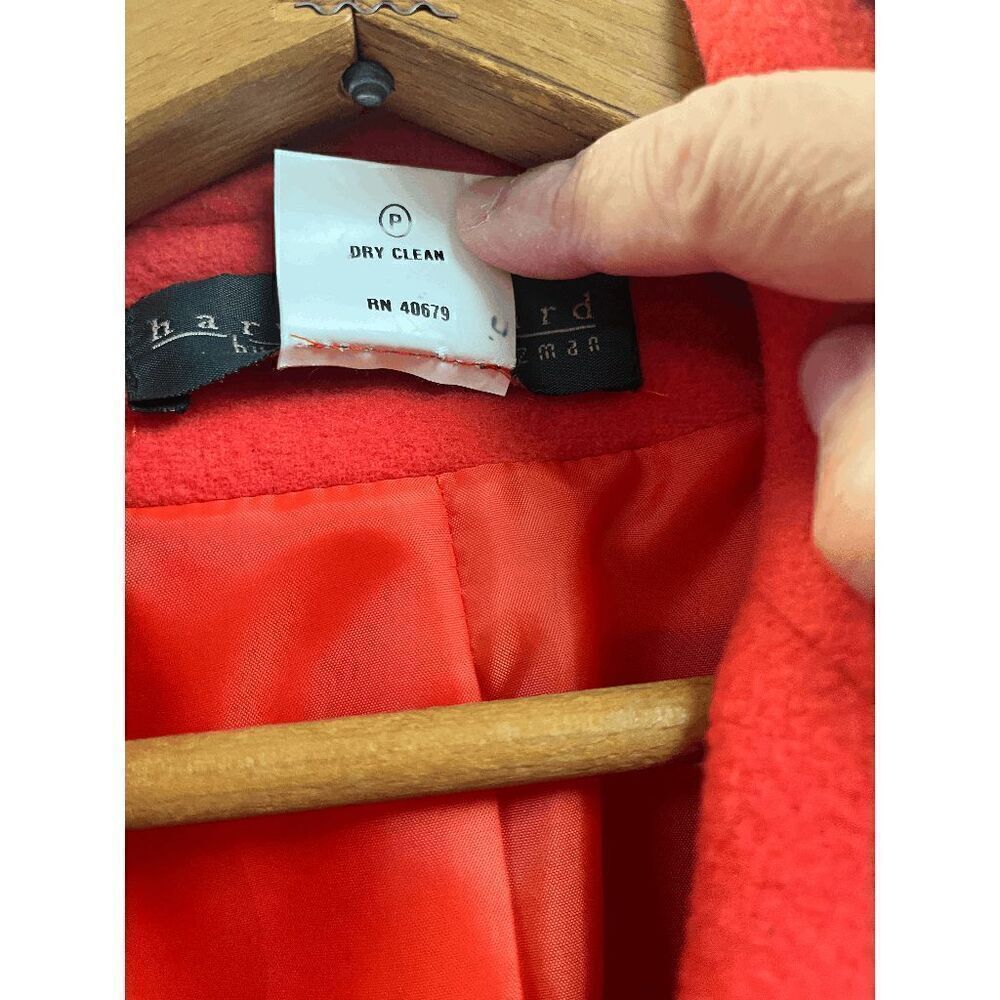 Harve benard by benard holtzman Womens Single Breasted Coat Size 8 - Picture 2 of 7